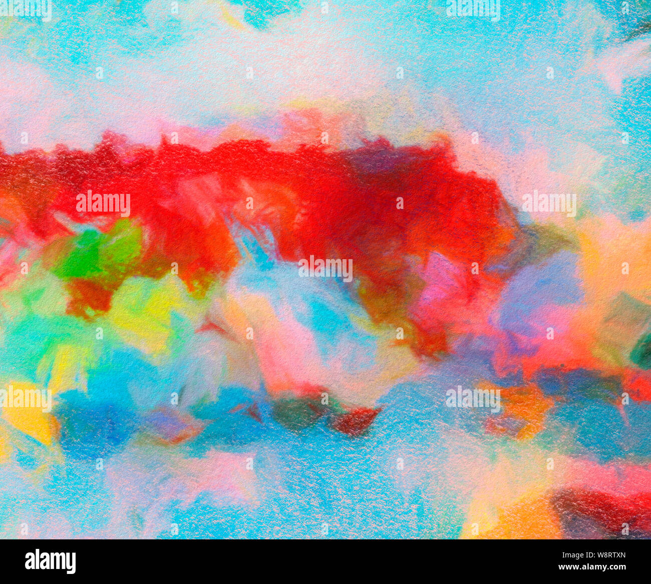 Olio disegno a pastello. Abstract il colore dello sfondo. Stampa d'arte. Impressionismo astrazione di stile. Surrealismo moderno dipinto. Buona come decorazioni a parete poster. Foto Stock