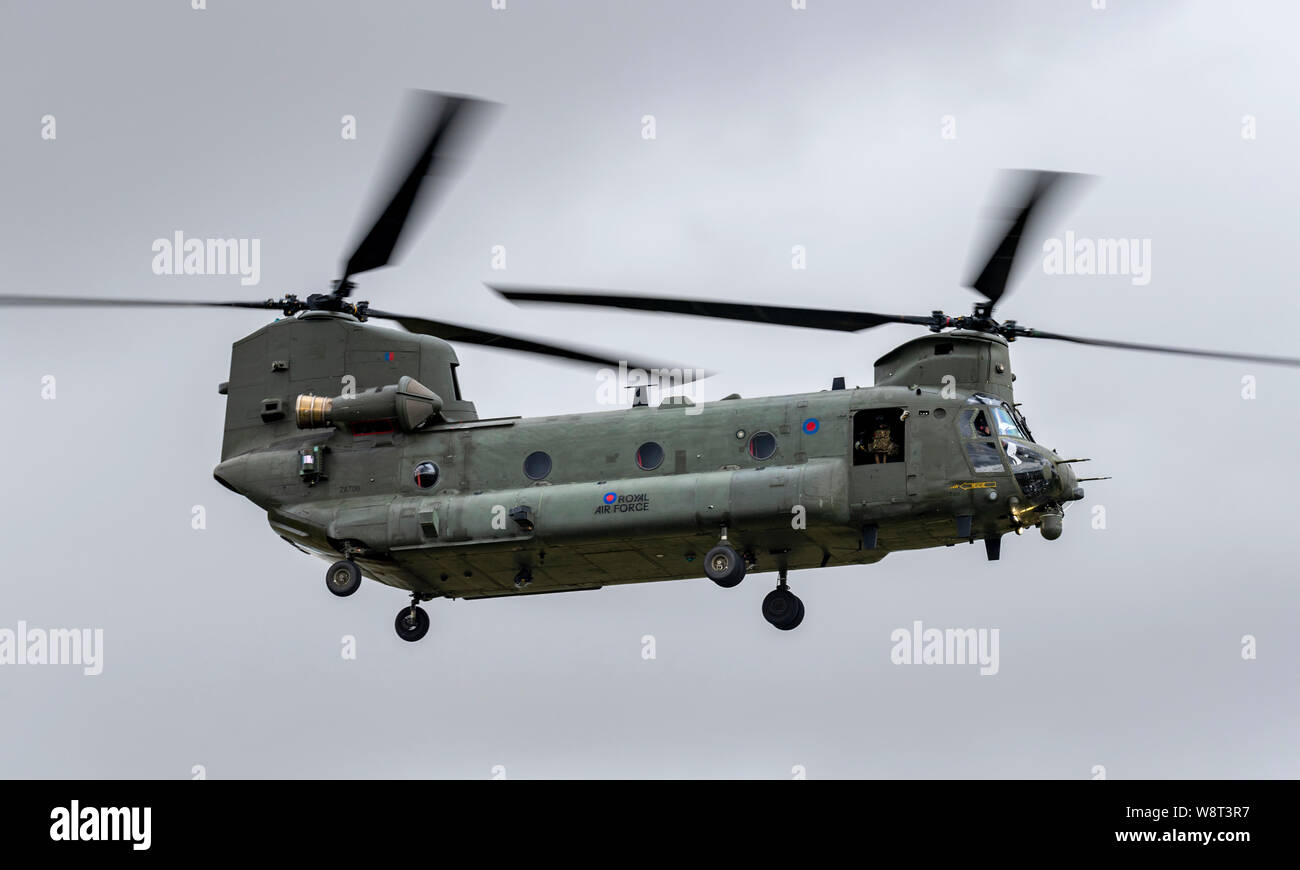 RAF Chinook visualizzare presso il Royal International Air Tattoo 2019 Foto Stock