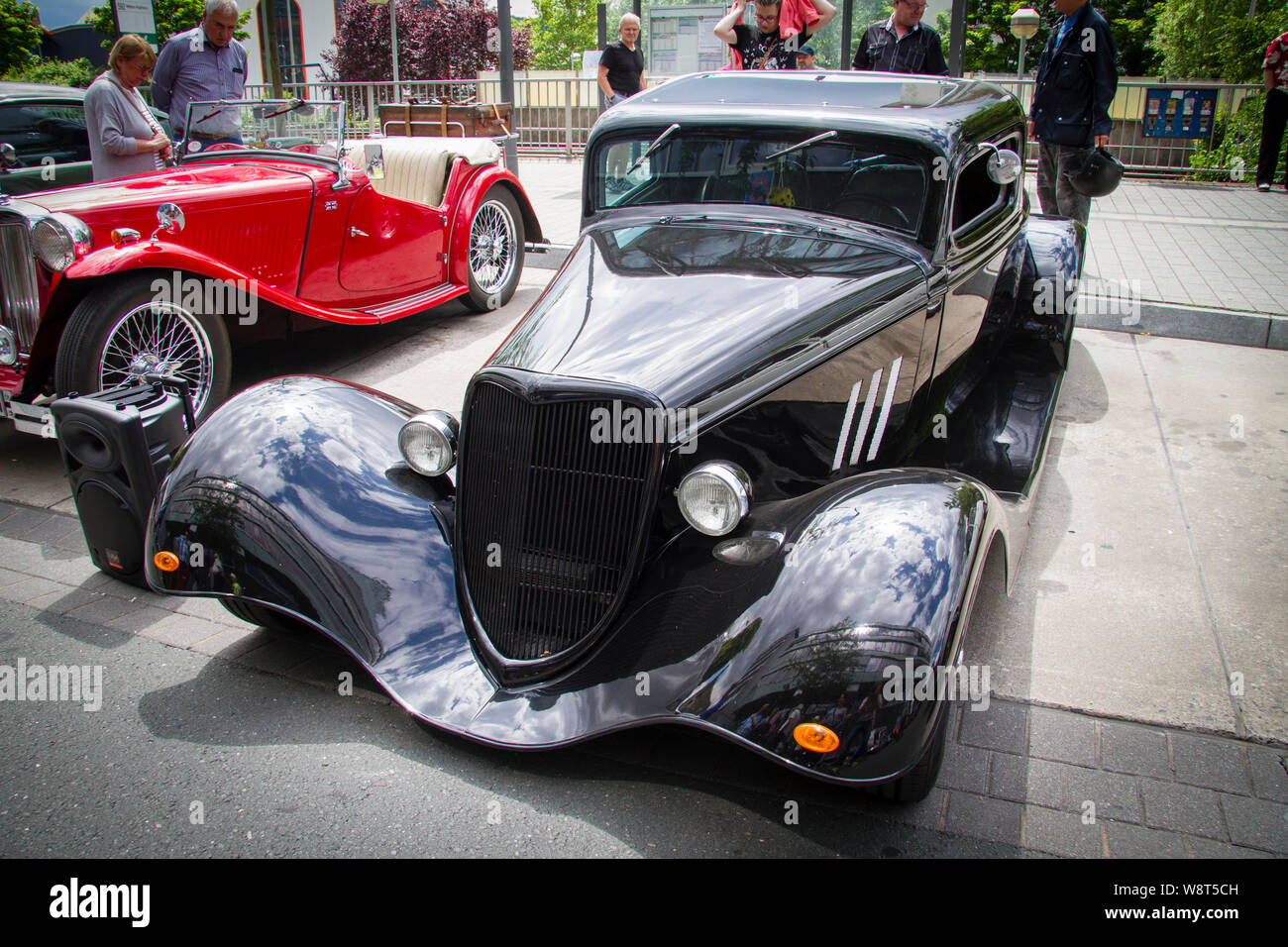 Un convertito Citroen 15 CV Avant trazione, Germania. ein umgebauter Citroen 15 CV Avant trazione , Deutschland. Foto Stock