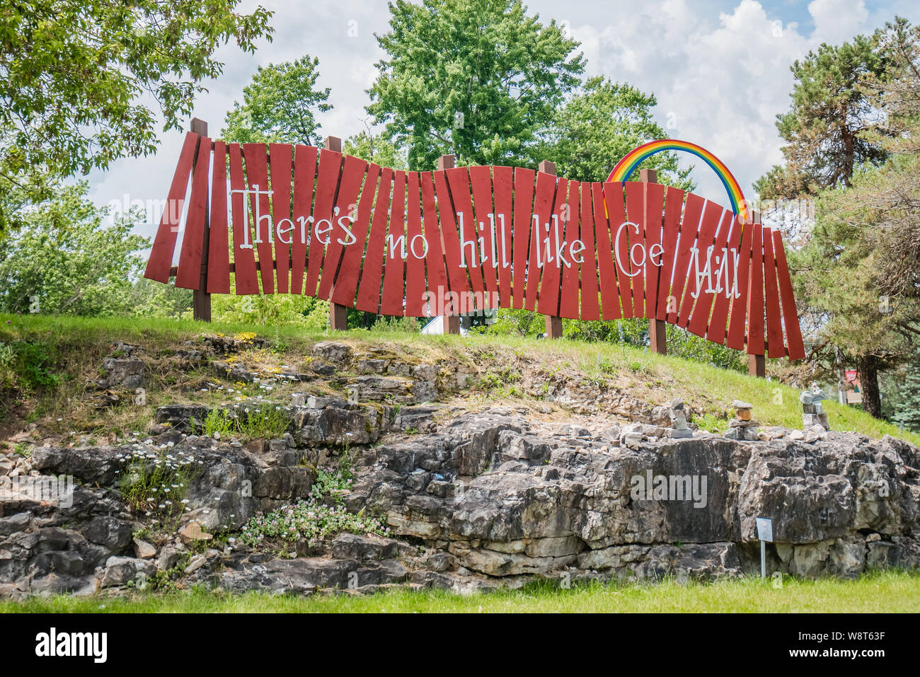 Coe Hill è una piccola città in ontario canada, ha una storia di minng ed è stato nominato dopo william coe di madoc Foto Stock