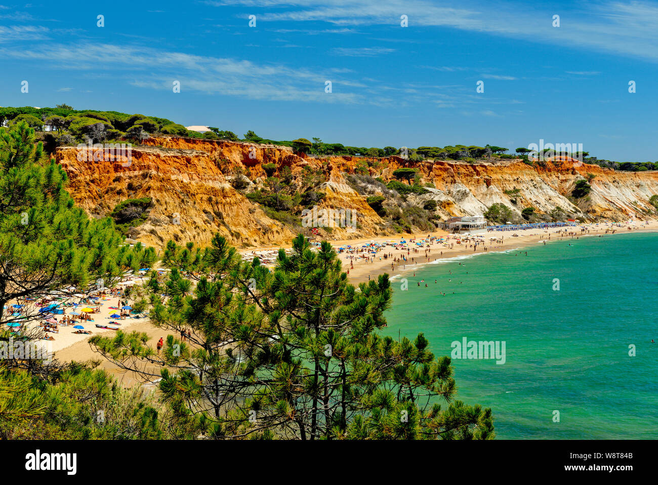 Praia da Falésia vicino a Albufeira Algarve Foto Stock