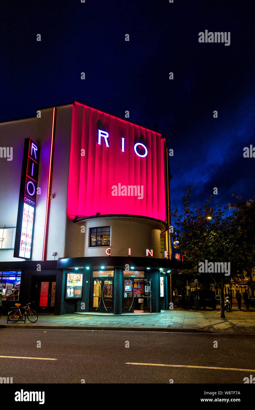 Rio Cinema in Dalston, London, Regno Unito Foto Stock