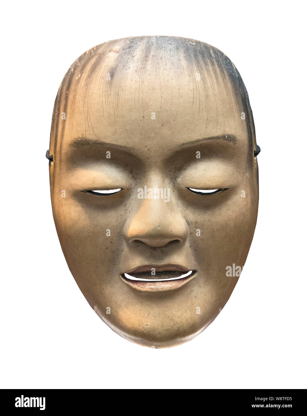 Noh maschera: Yoroboshi, periodo Edo, XVII - XVIII secolo, il Museo Nazionale di Tokyo, Giappone. Questa maschera è stato utilizzato esclusivamente per il gioco, Yoroboshi. Foto Stock
