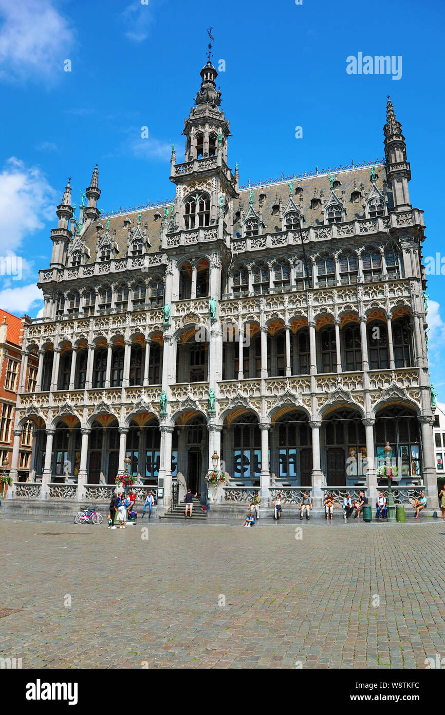 Museo della città di Bruxelles in Grand Place o Grote Markt, Bruxelles, Belgio Foto Stock