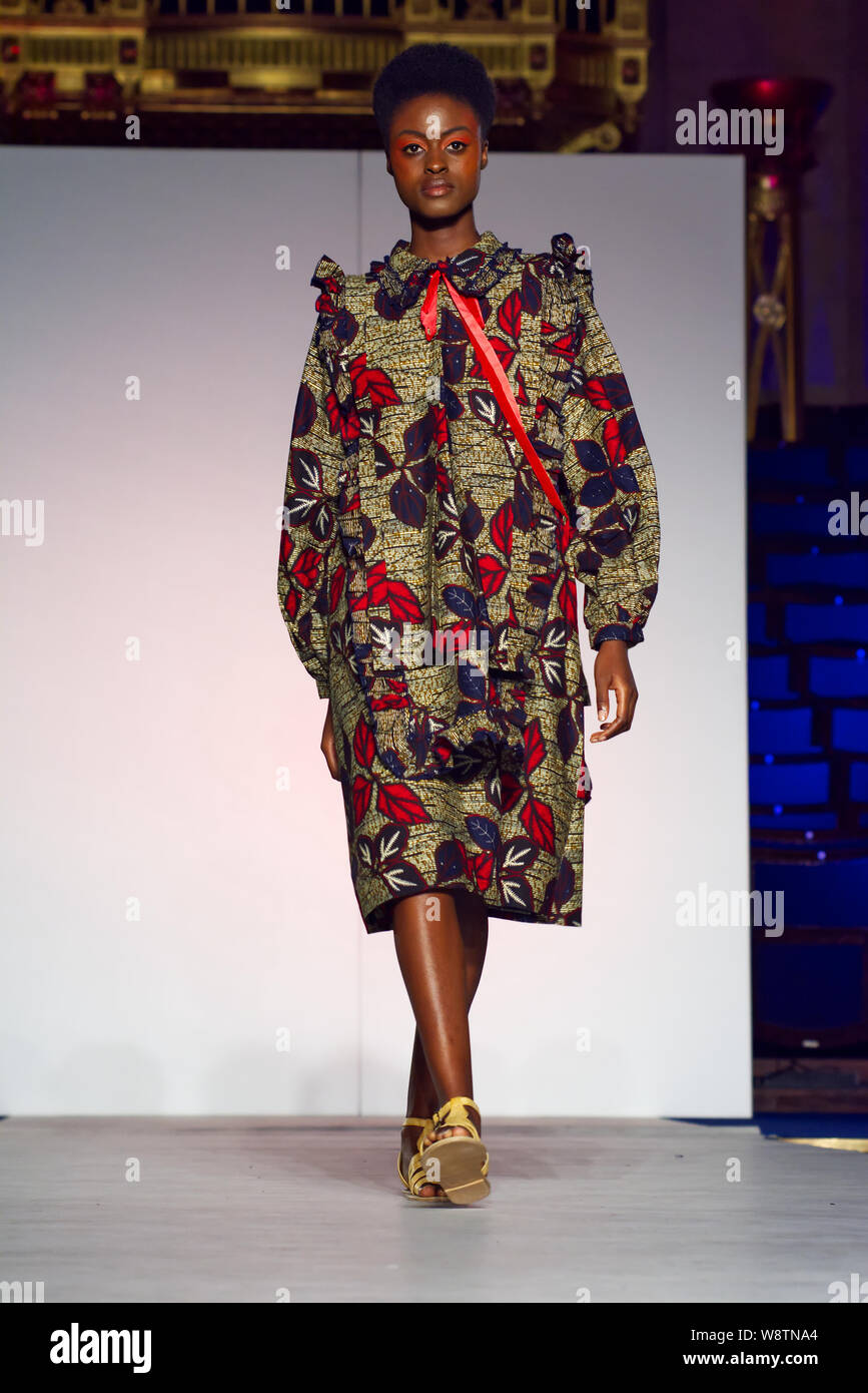 Londra.10 agosto 2019. Africa Fashion Week Londra 2019 Foto Stock