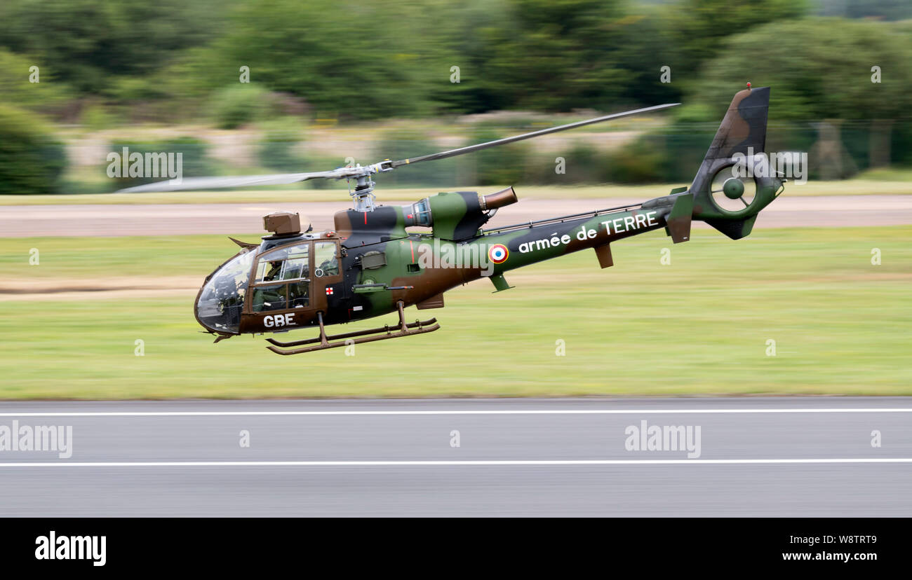 Aerospatiale SA342M Gazelle, Armée de Terre presso il Royal International Air Tattoo 2019 Foto Stock