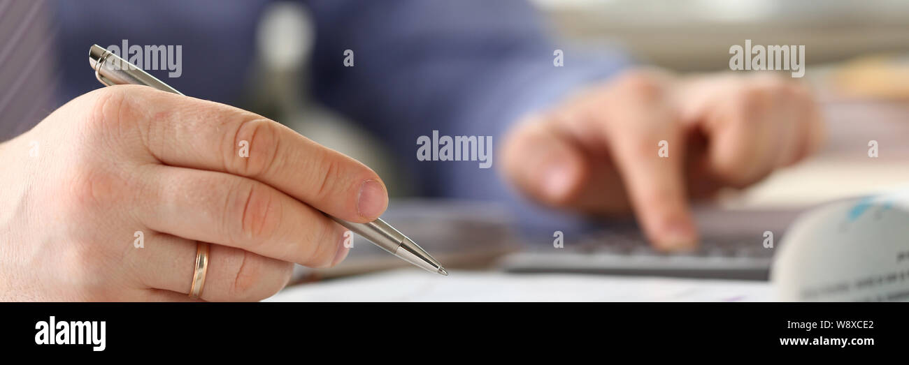 Burocrazia Business Accounting Processo di competenza Foto Stock