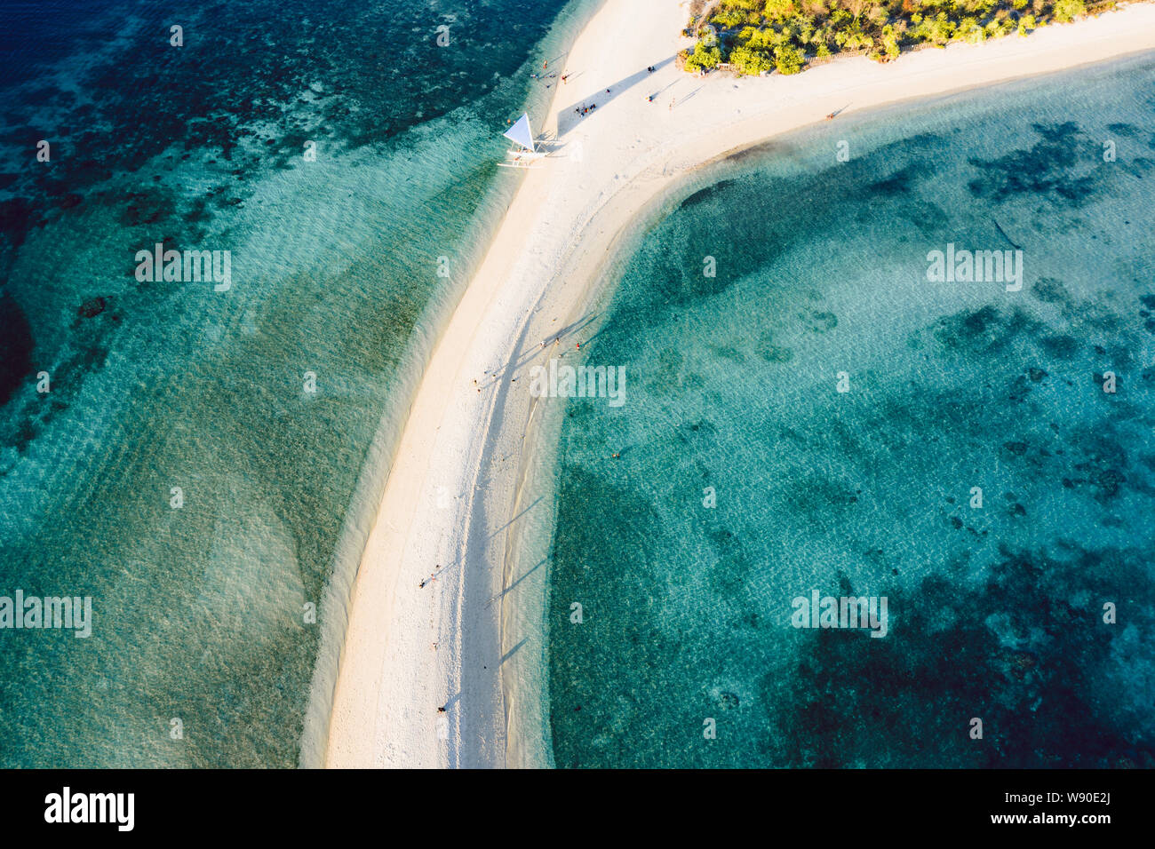 Incredibile Bon Bon sulla spiaggia di Romblon isola, Filippine Foto Stock