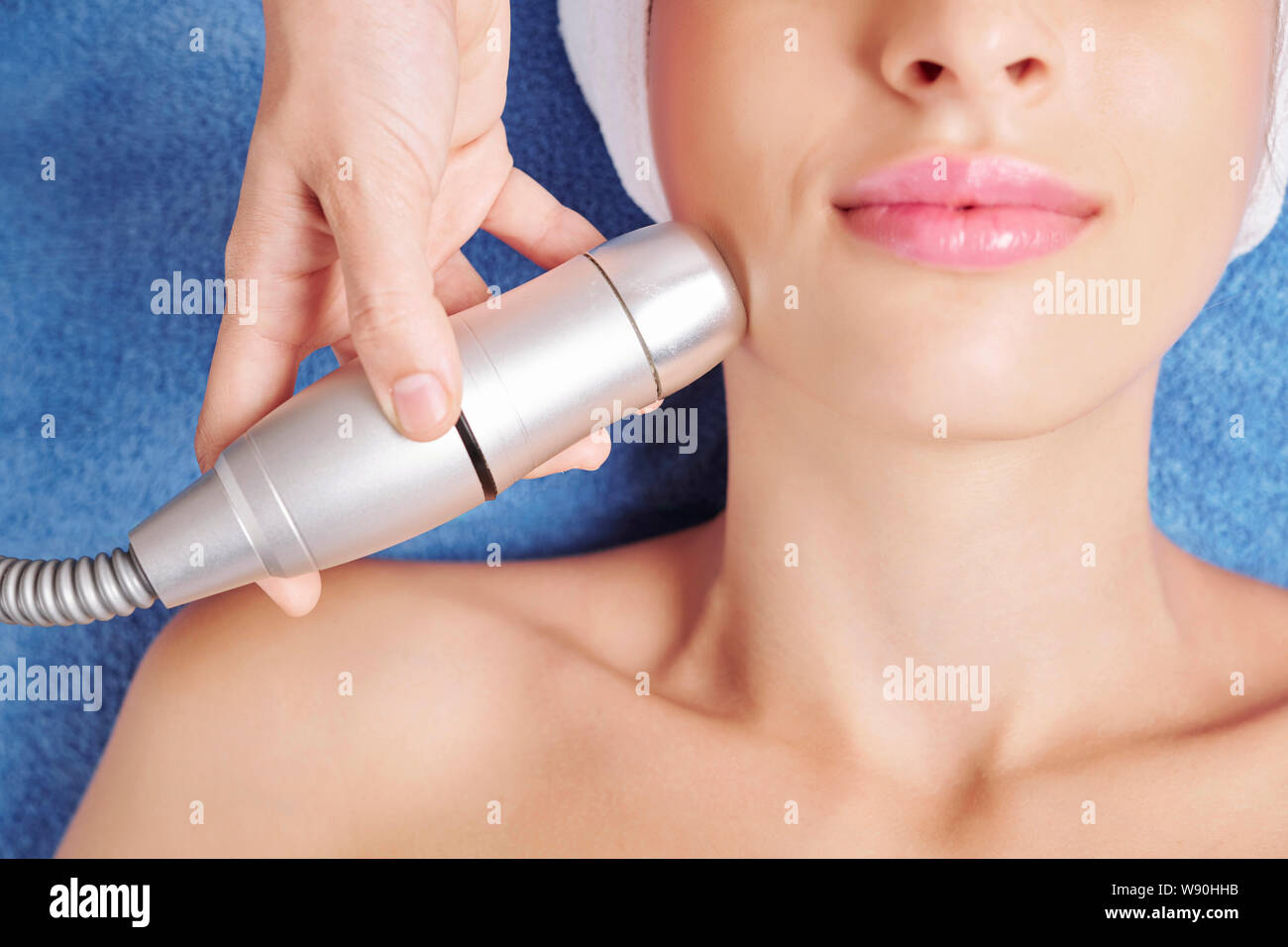 Per rassodare la pelle tratement Foto Stock