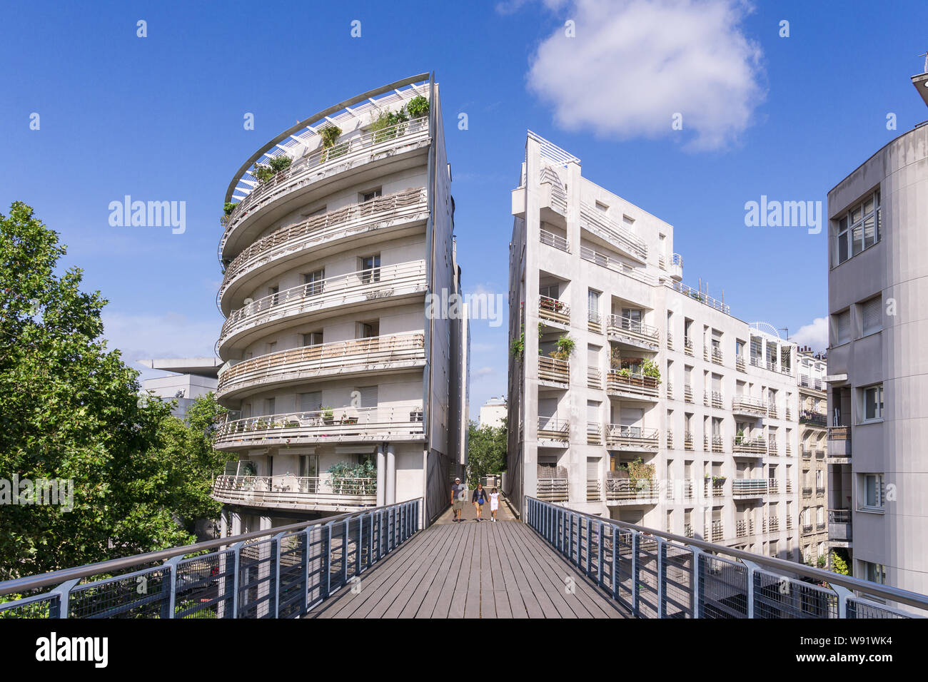 Parigi Promenade Plantee - parco elevata nel dodicesimo arrondissement di Parigi, in Francia, in Europa. Foto Stock