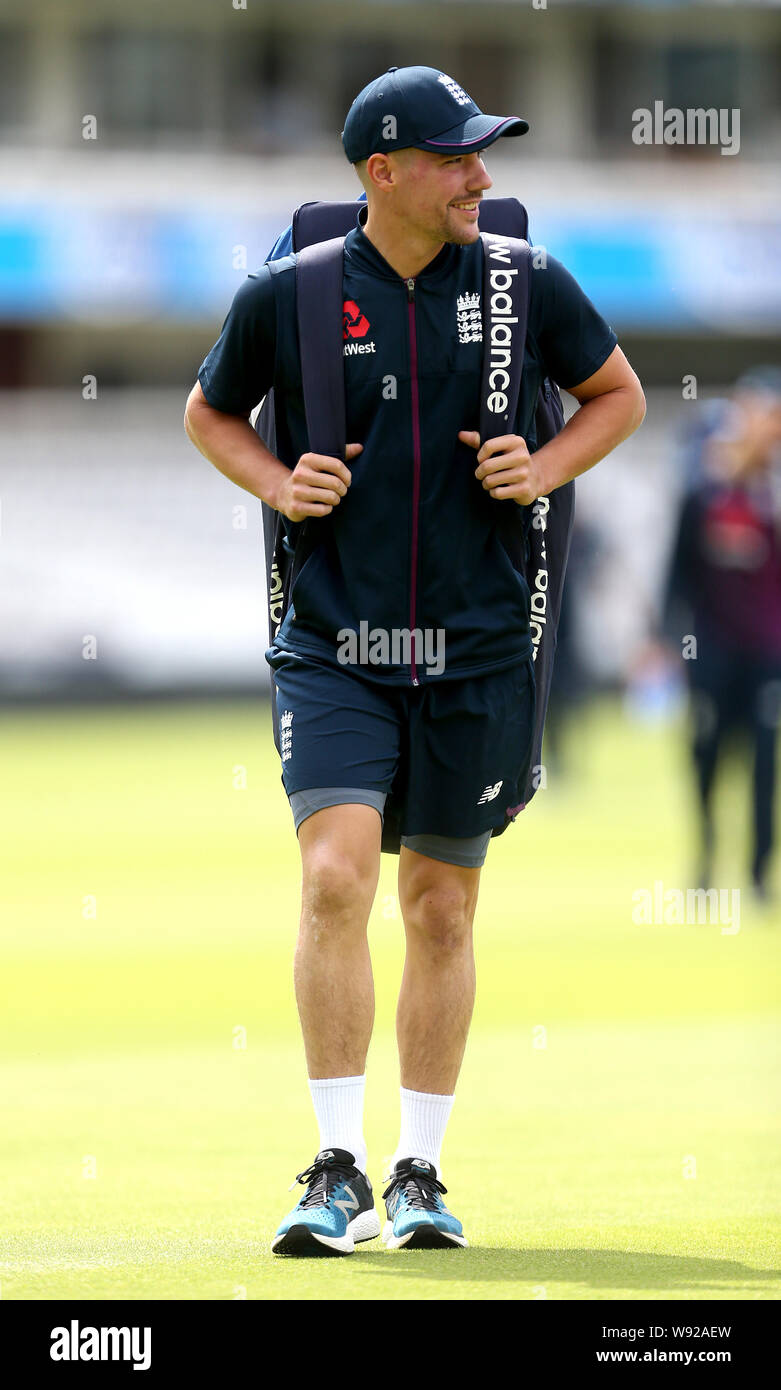 L'Inghilterra del Rory brucia durante una sessione di reti a Lord's, Londra. Foto Stock