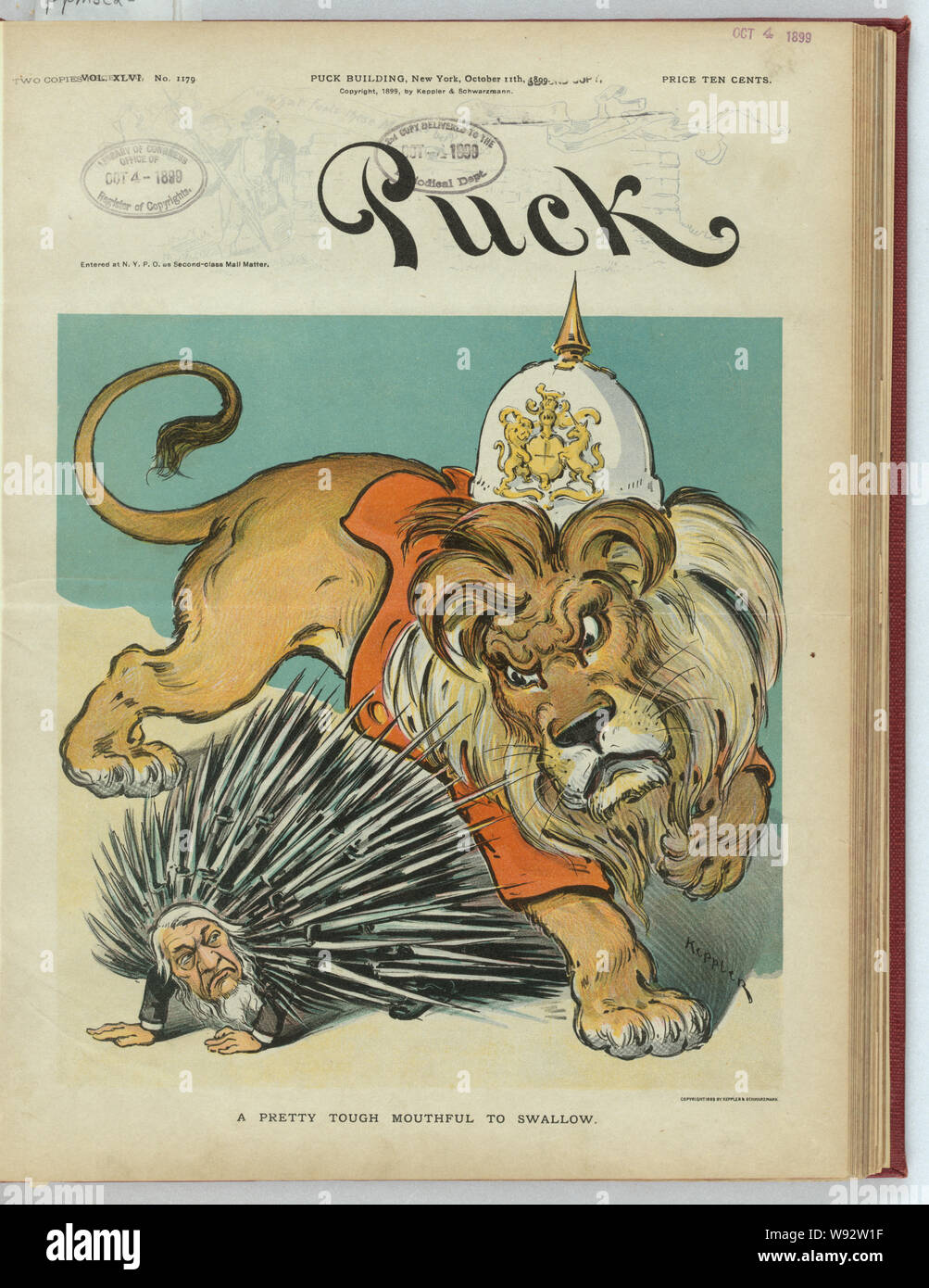 Un piuttosto difficile boccone di inghiottire / Keppler. Foto Stock