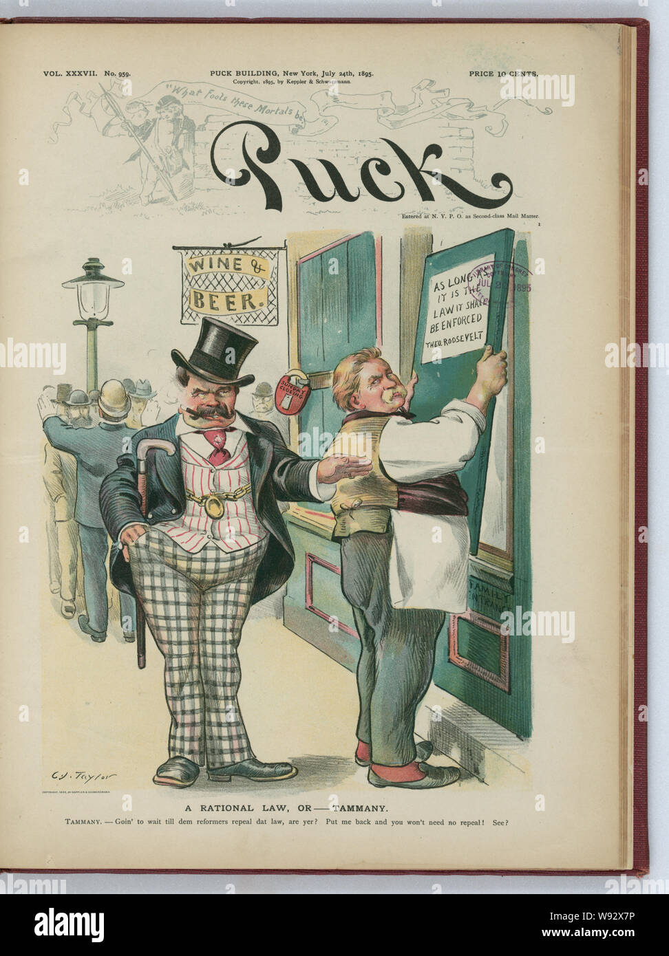 Una legge razionale o - Tammany / C.J. Taylor. Foto Stock