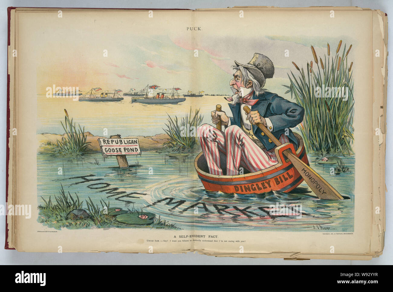 Un evidente constatazione / J.S. Pughe. Foto Stock