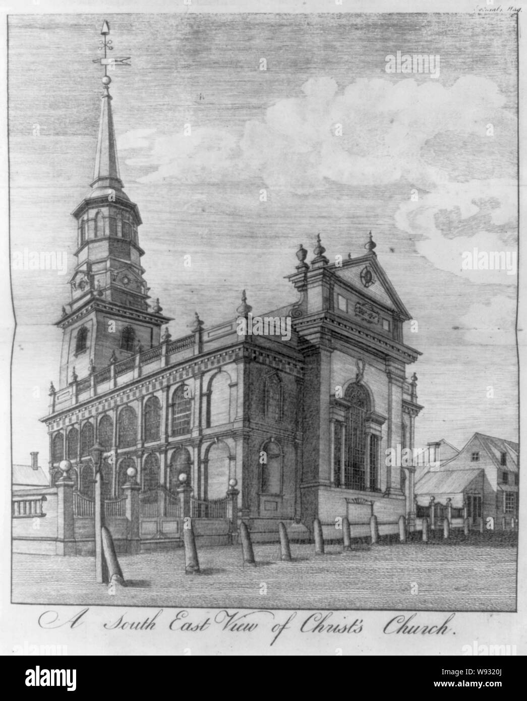 A sud est vista di Cristo, cioè la Chiesa di Cristo Foto Stock