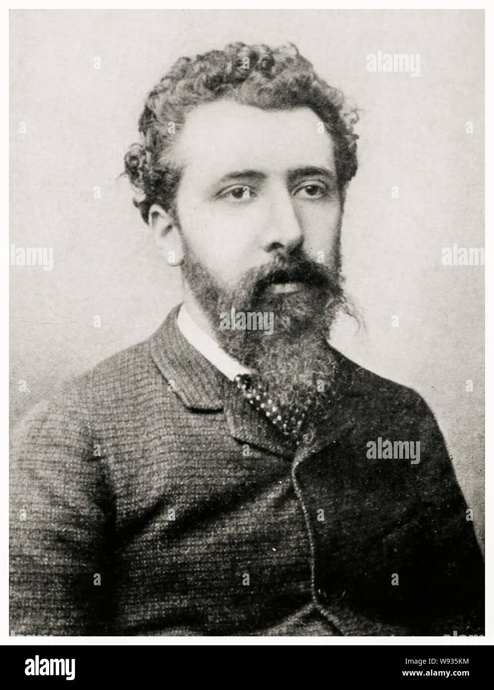 Georges Seurat (1859-1891), ritratto fotografia, circa 1888 Foto Stock