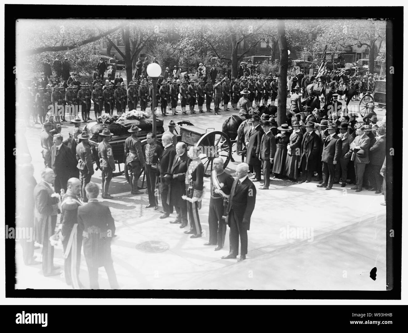 ALDUNATE, SANTIAGO. Ambasciatore del Cile. Funerale Foto Stock