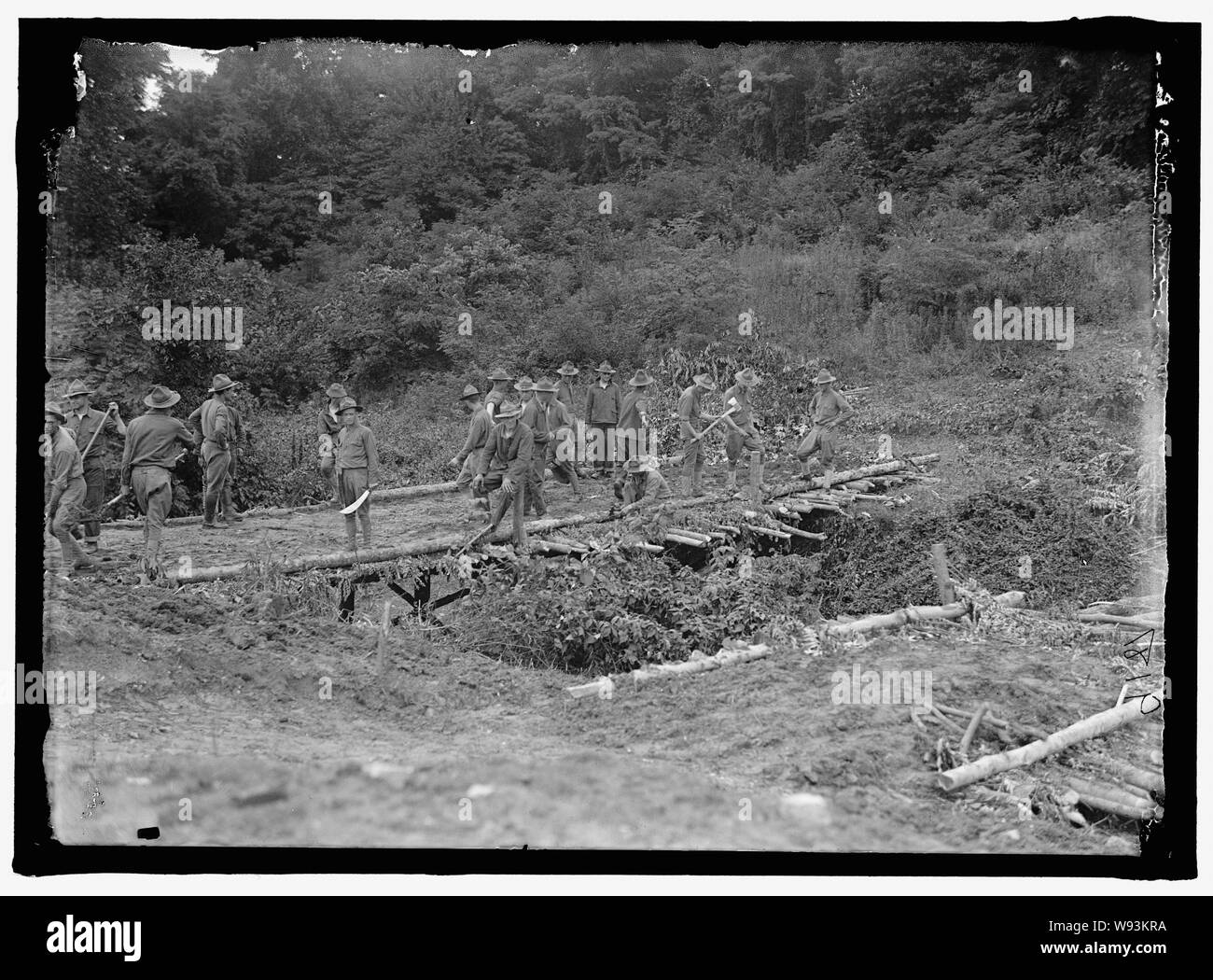AMERICAN UNIVERSITY TRAINING CAMP Foto Stock