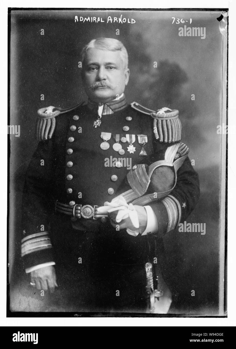 Admiral Arnold, in uniforme Foto Stock