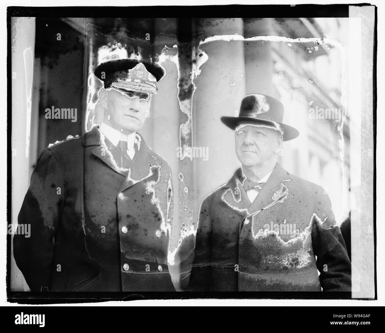 Lmdm. Napier & Secty. Daniels Foto Stock
