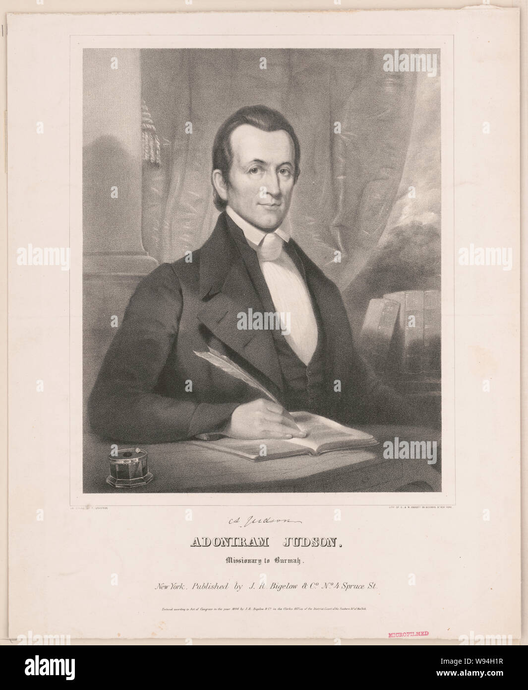 Adoniram Judson Foto Stock