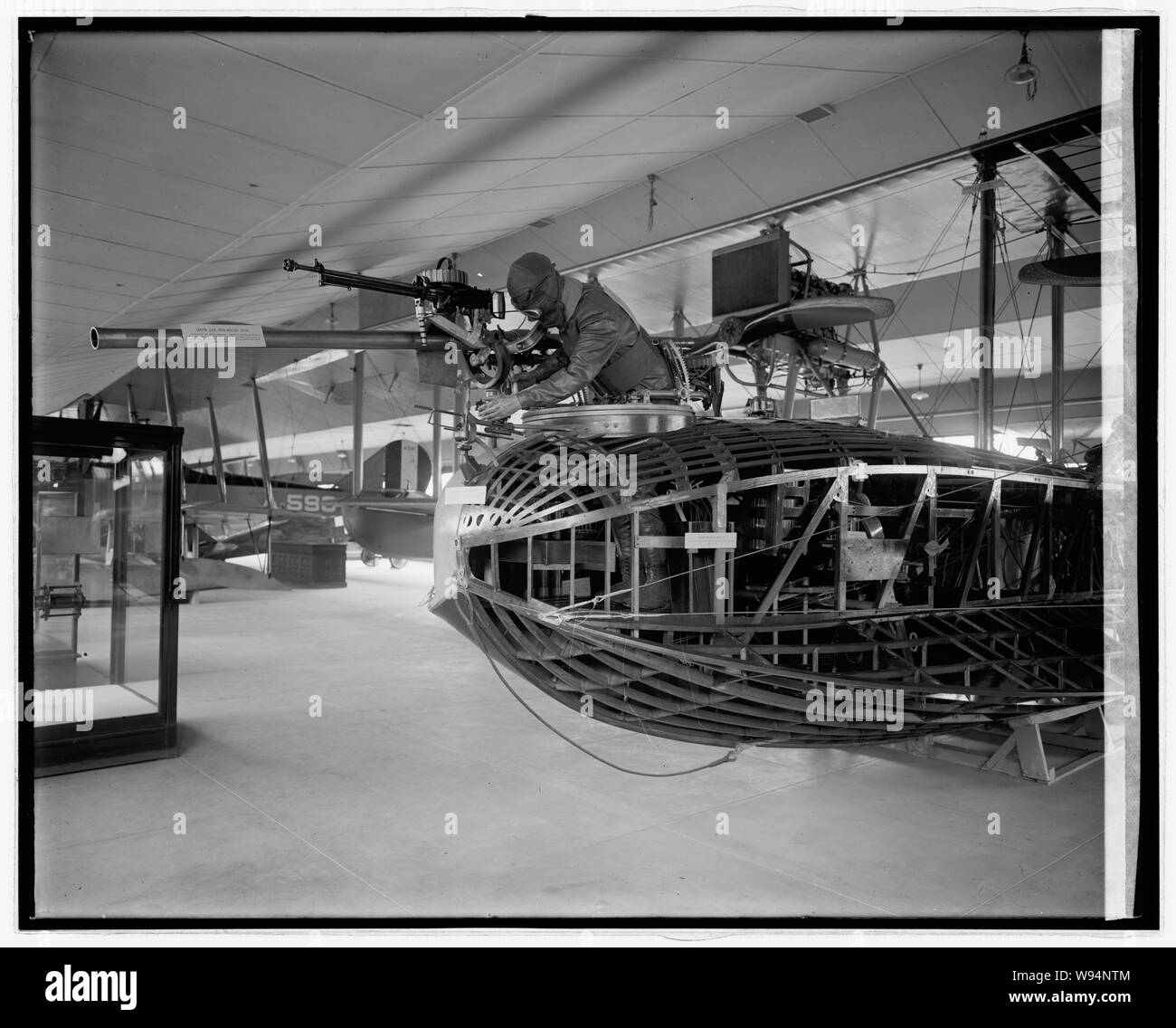 Aeroplano presentano, museo Foto Stock