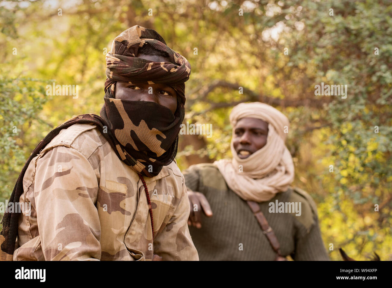 Le protezioni in Zakouma, Ciad Foto Stock