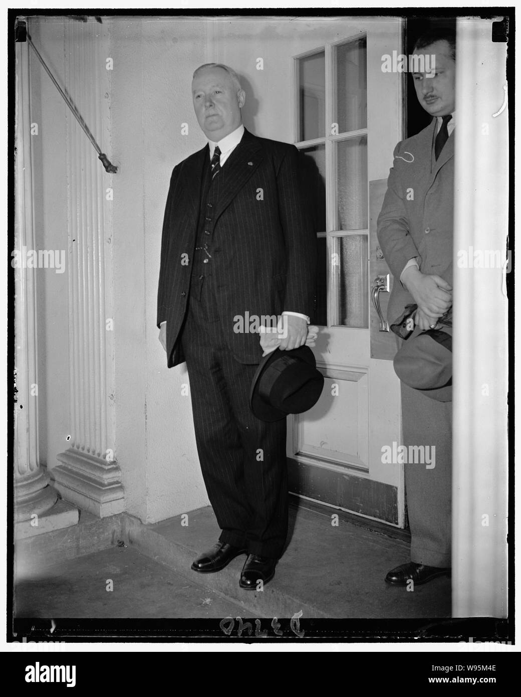 Albert Janssens, ex ministro delle Finanze del Belgio Foto Stock