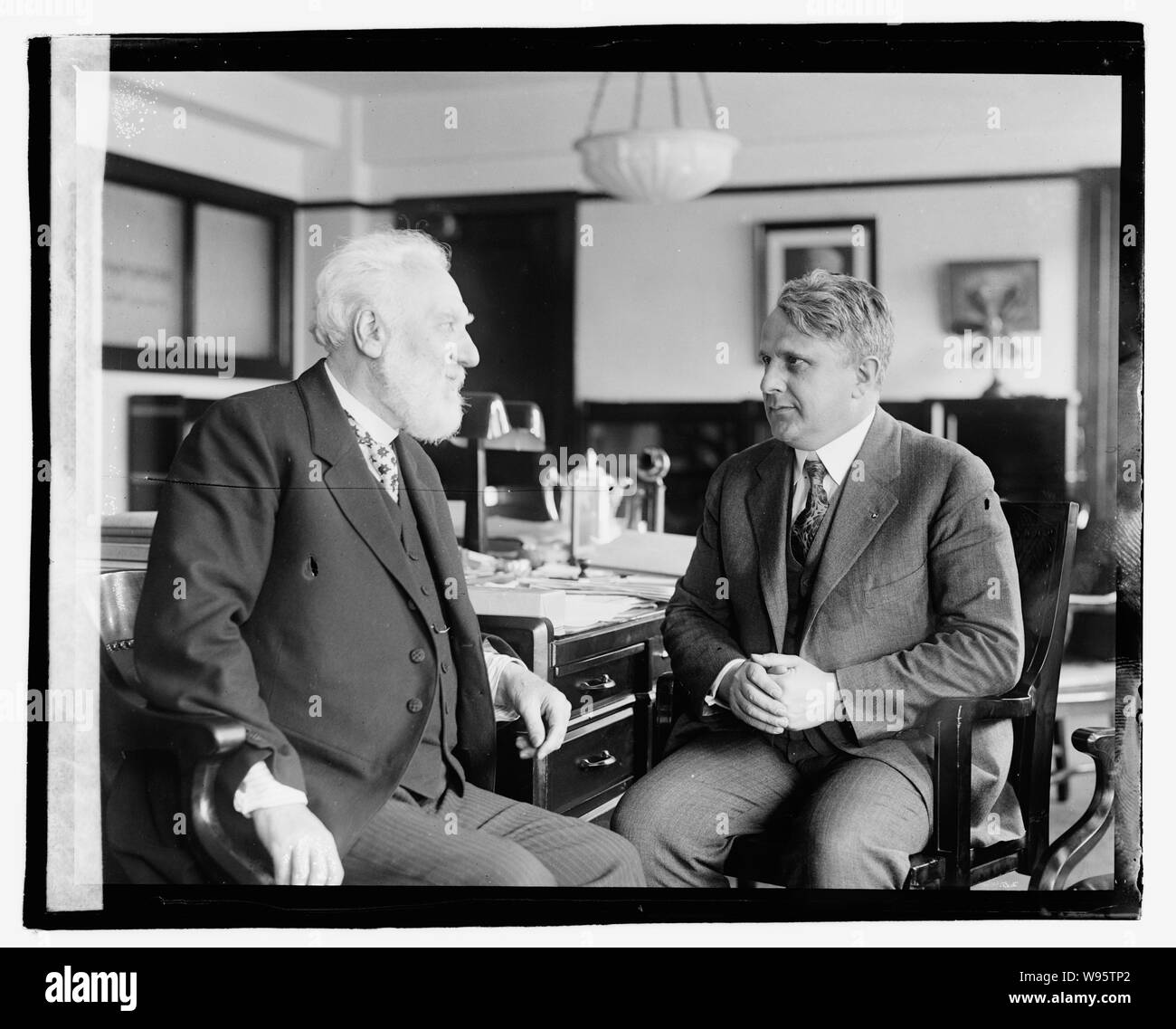 Alex. Graham Bell & Jas. J. Davis Foto Stock