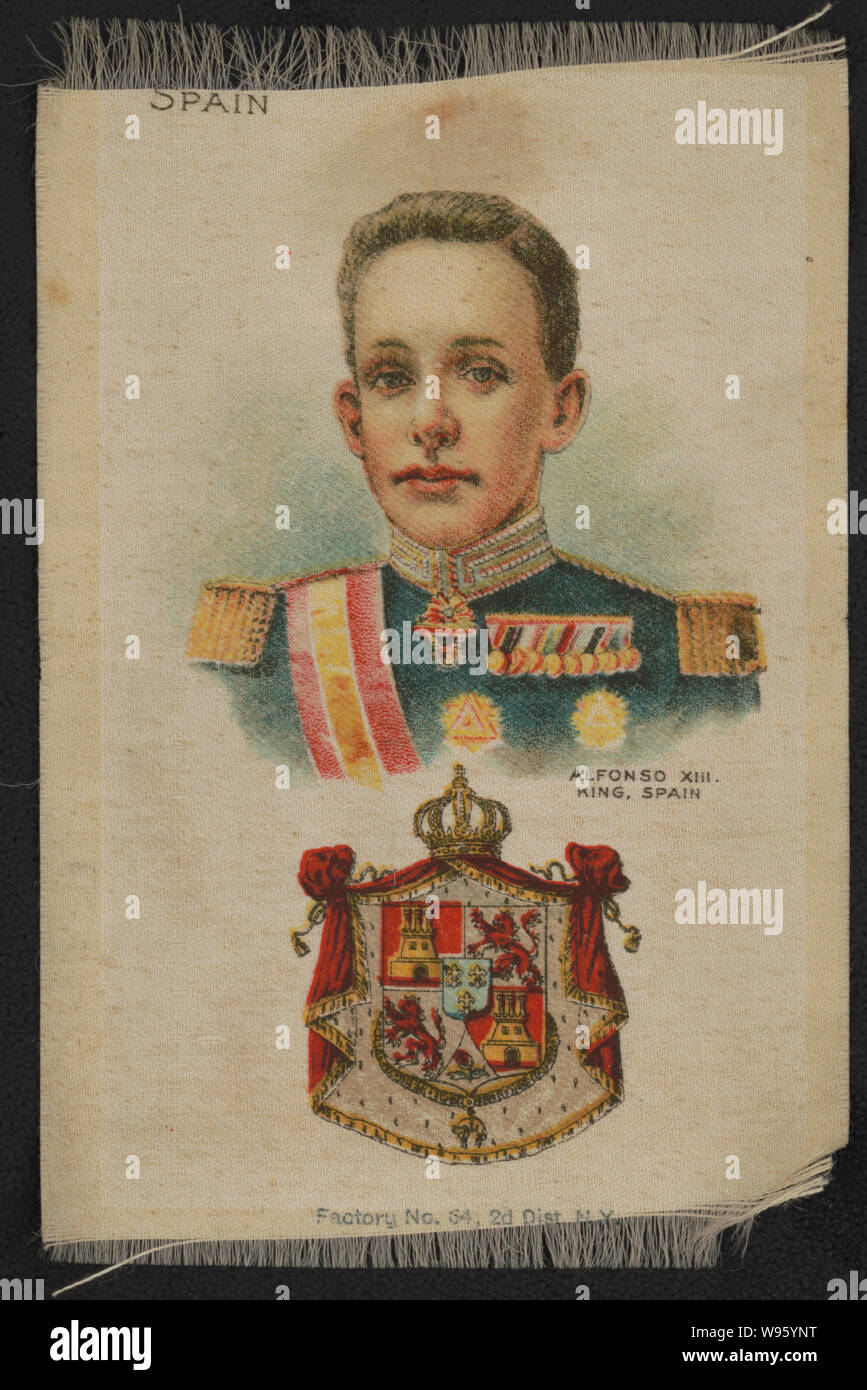 Alfonso XIII, Re, Spagna Foto Stock