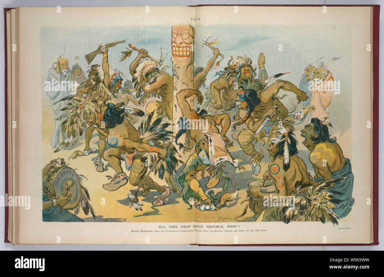 Tutti heap di tempo molto briga, wow!! / Keppler. Foto Stock