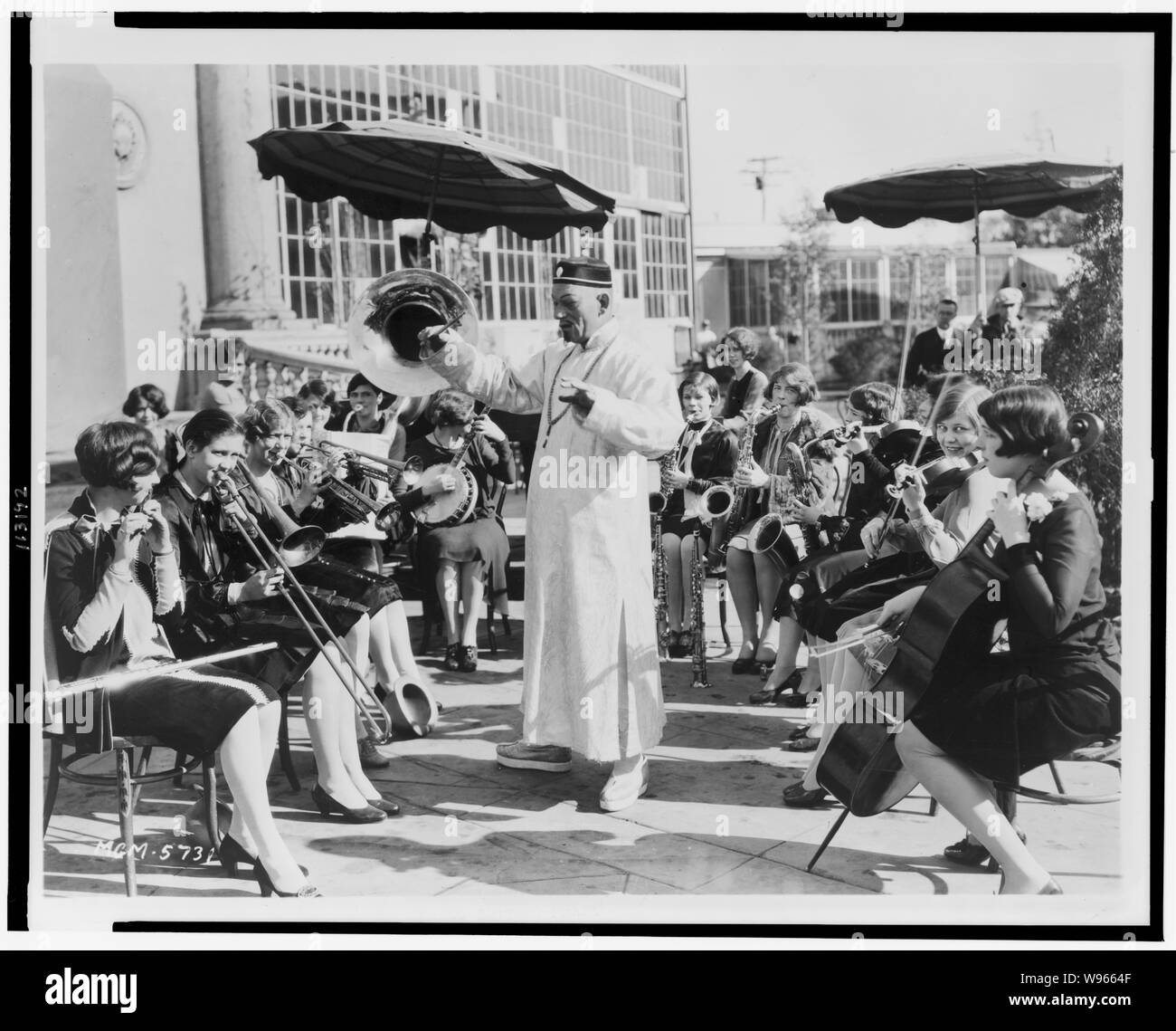 Tutti-girl band di musica dei materiali di consumo per il sig. Wu film Foto Stock