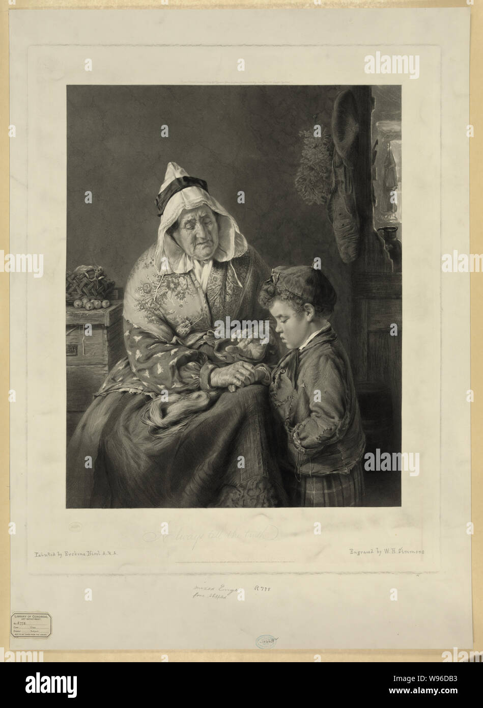 Sempre a dire la verità Foto Stock