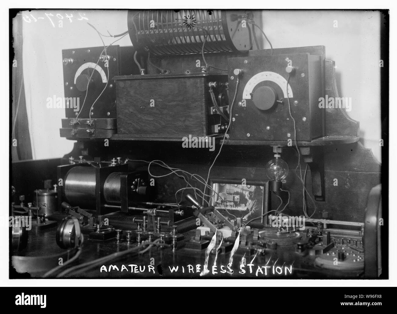 Amatoriale stazione wireless Foto Stock