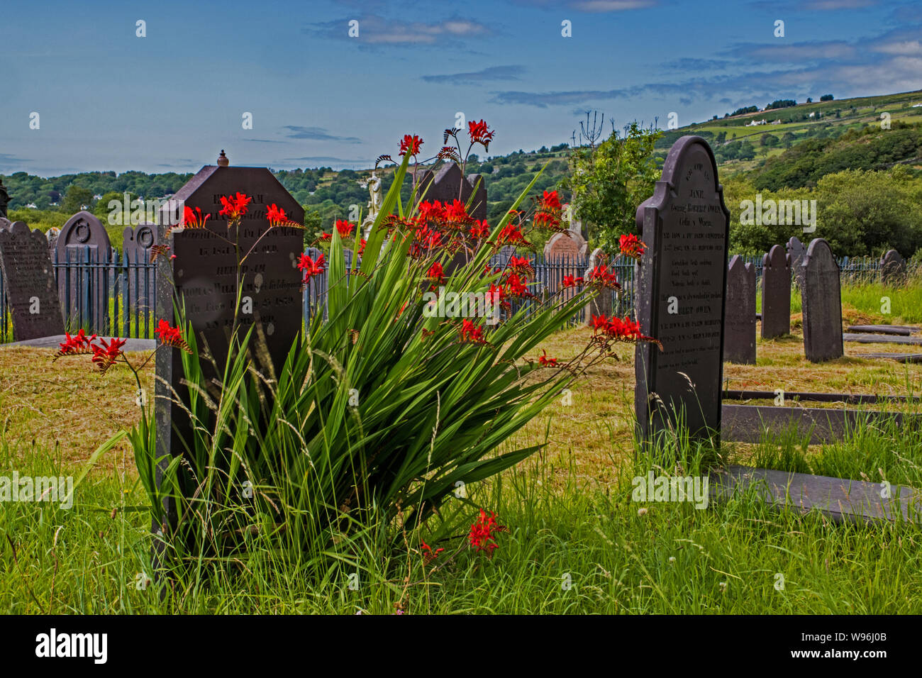 Chiesa di San Garmon, Betws Garmon, Gwynedd. Foto Stock