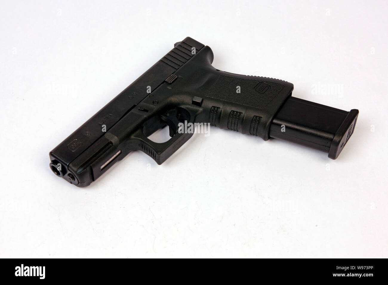 Glock 19 9mm semi-automatico pistola a mano Foto Stock