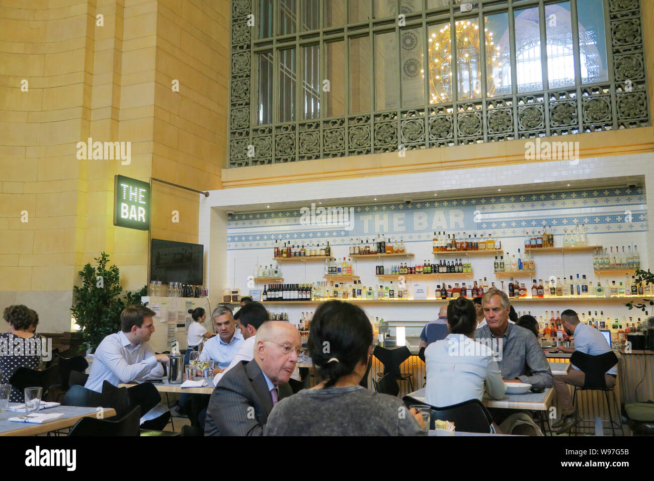 Great Northern Food Hall, Vanderbilt Hall di Grand Central Terminal, NYC, STATI UNITI D'AMERICA Foto Stock