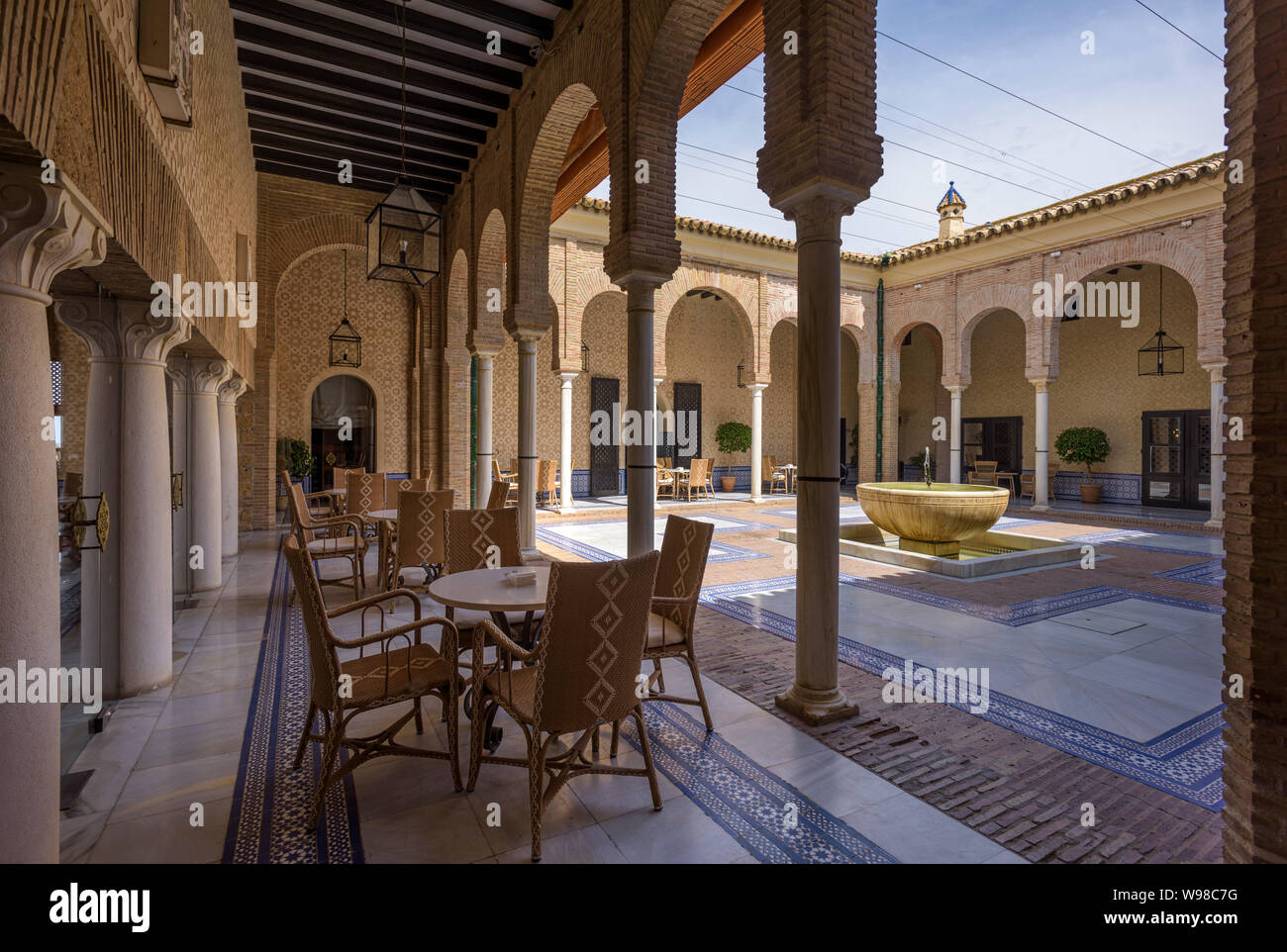 Parador de Carmona, Carmona, provincia di Siviglia, in Andalusia, Spagna, Europa Foto Stock