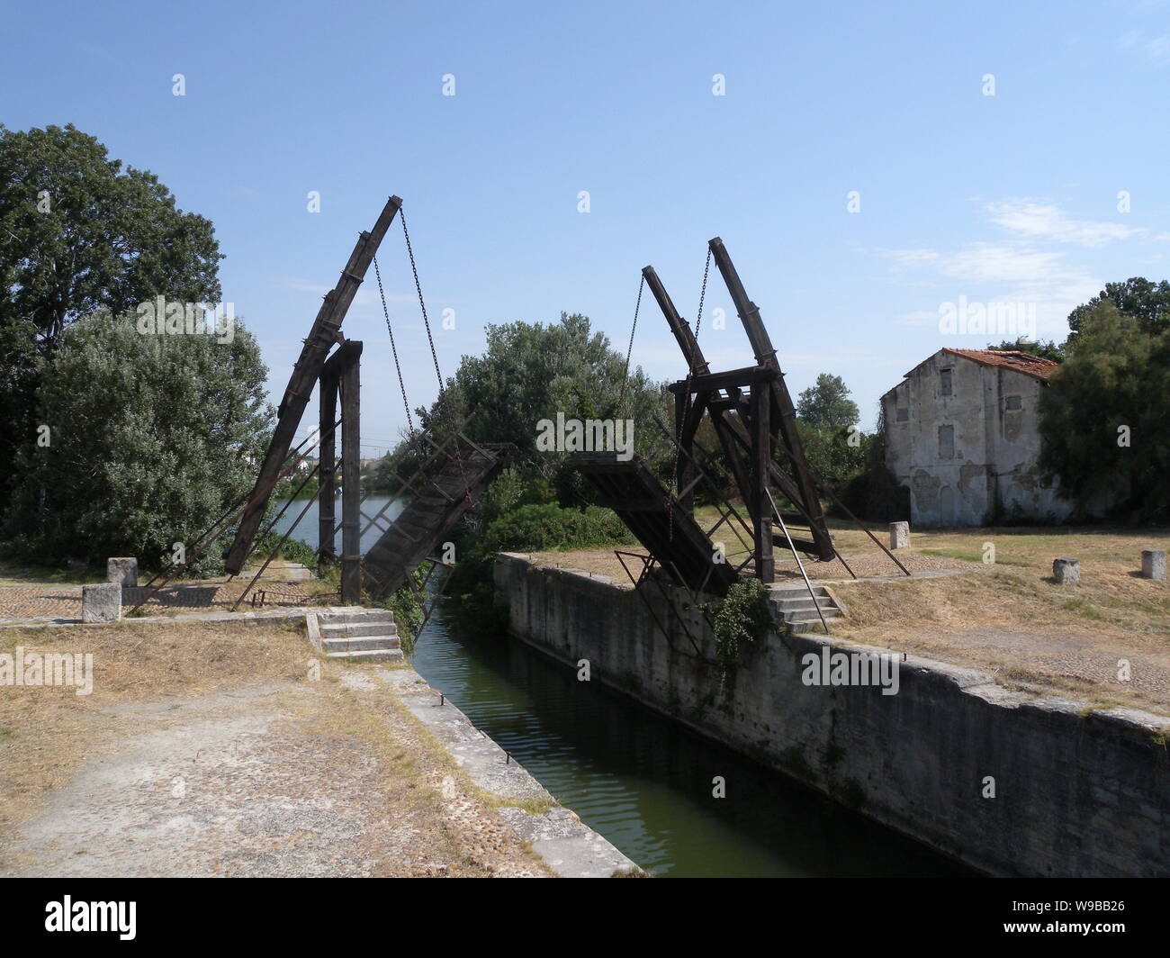 Pont Langlois Van Gohg Bridge Arles Provence Francia Foto Stock