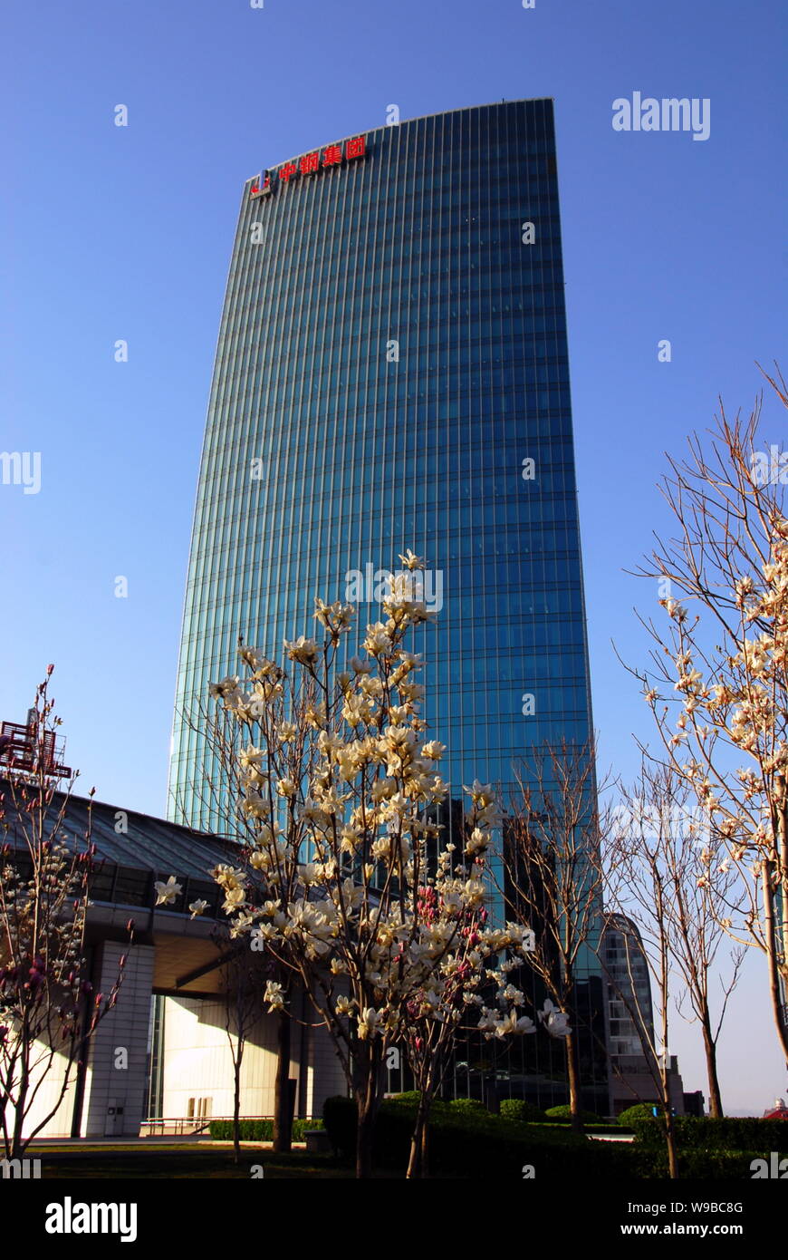 --File-- vista la sede di Sinosteel a Pechino in Cina, 2 aprile 2008. Membro conti stanno riesaminando enormi perdite potenziali a cravatta Sinosteel Foto Stock