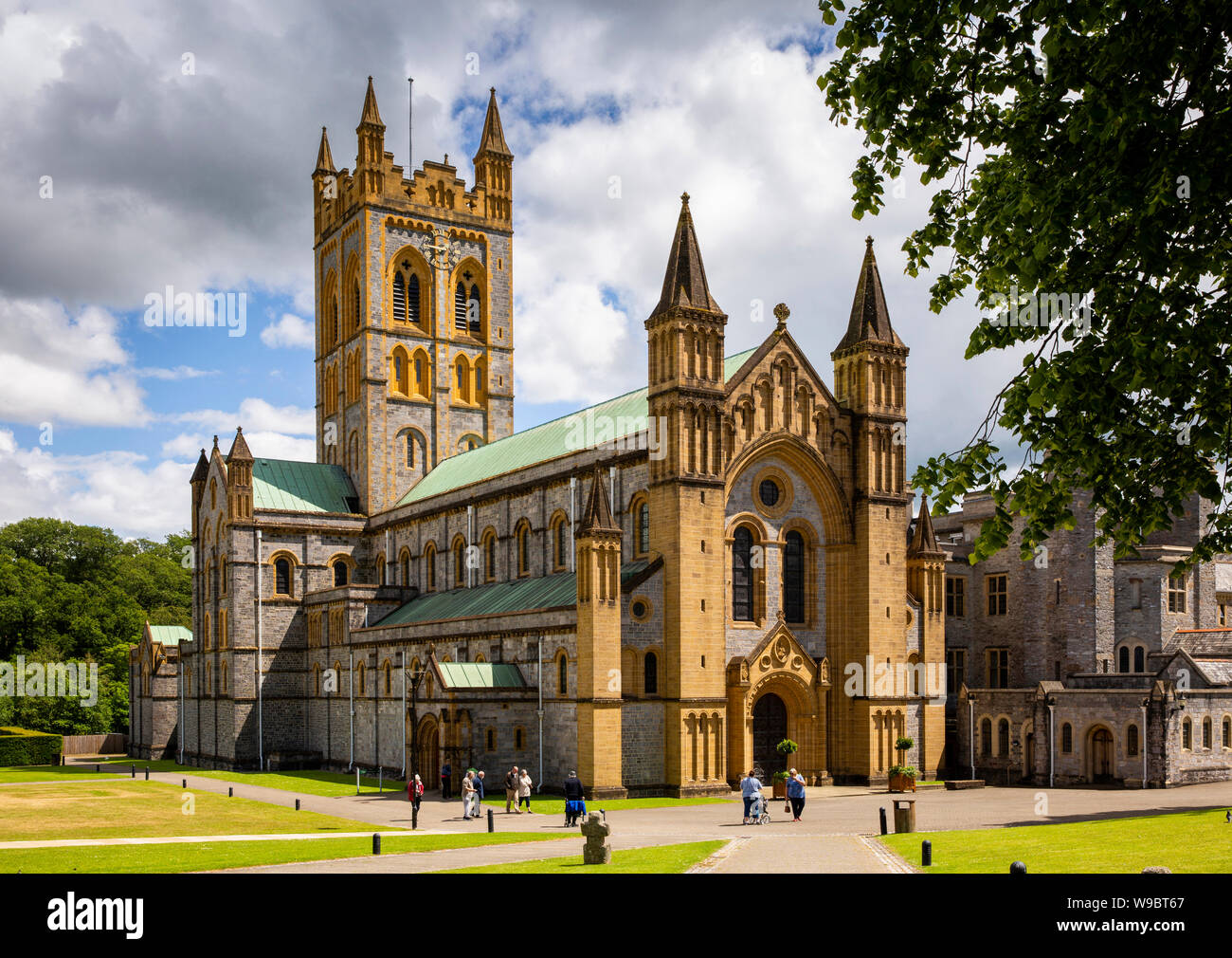 Regno Unito, Inghilterra, Devon, Buckfast, Abbazia cistercense, Chiesa abbaziale Foto Stock