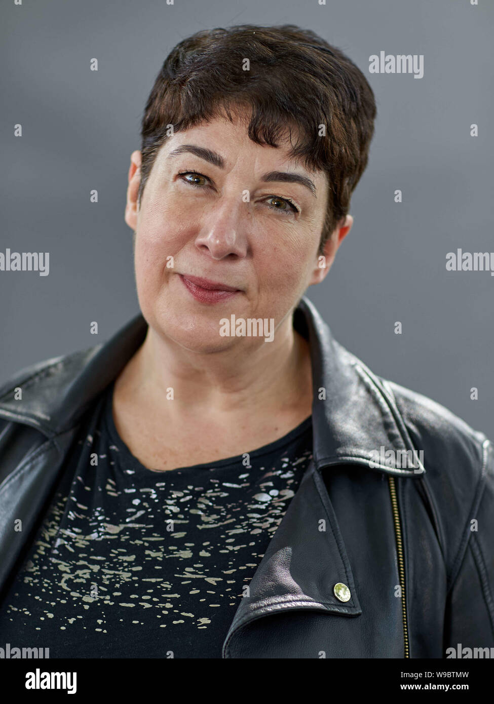 Edimburgo, Scozia, Regno Unito, 13 agosto 2019. Edinburgh International Book Festival. Foto chiamata: Joanne Harris. Il credito Andrew Eaton/Alamy Foto Stock