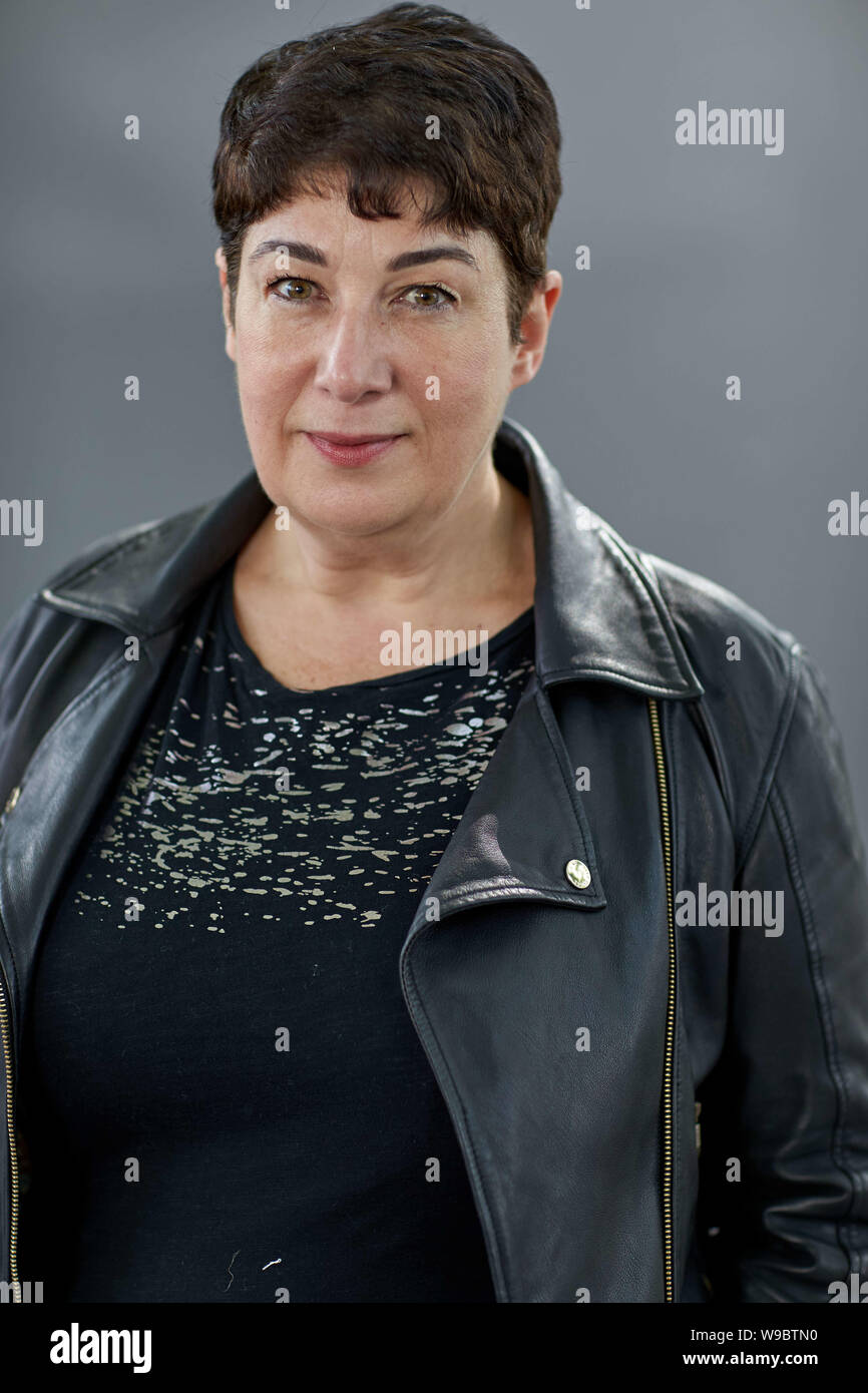 Edimburgo, Scozia, Regno Unito, 13 agosto 2019. Edinburgh International Book Festival. Foto chiamata: Joanne Harris. Il credito Andrew Eaton/Alamy Foto Stock