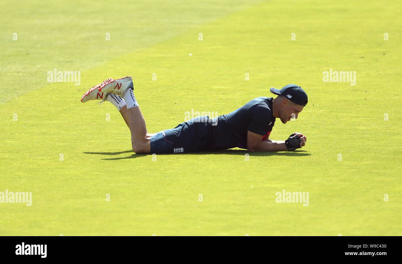 L'Inghilterra del Rory brucia durante una sessione di reti a Lord's, Londra. Foto Stock