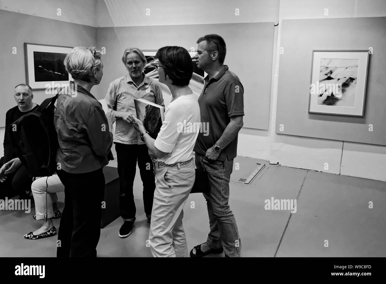 Fotoausstellung ,,Bergwelten, vom Peter Matis in der GaF.Hannover. Foto Stock