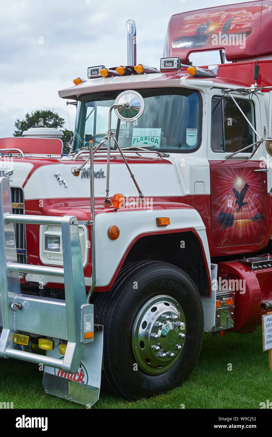 Dettaglio di un MAC carrello Driffield Rally a vapore Foto Stock