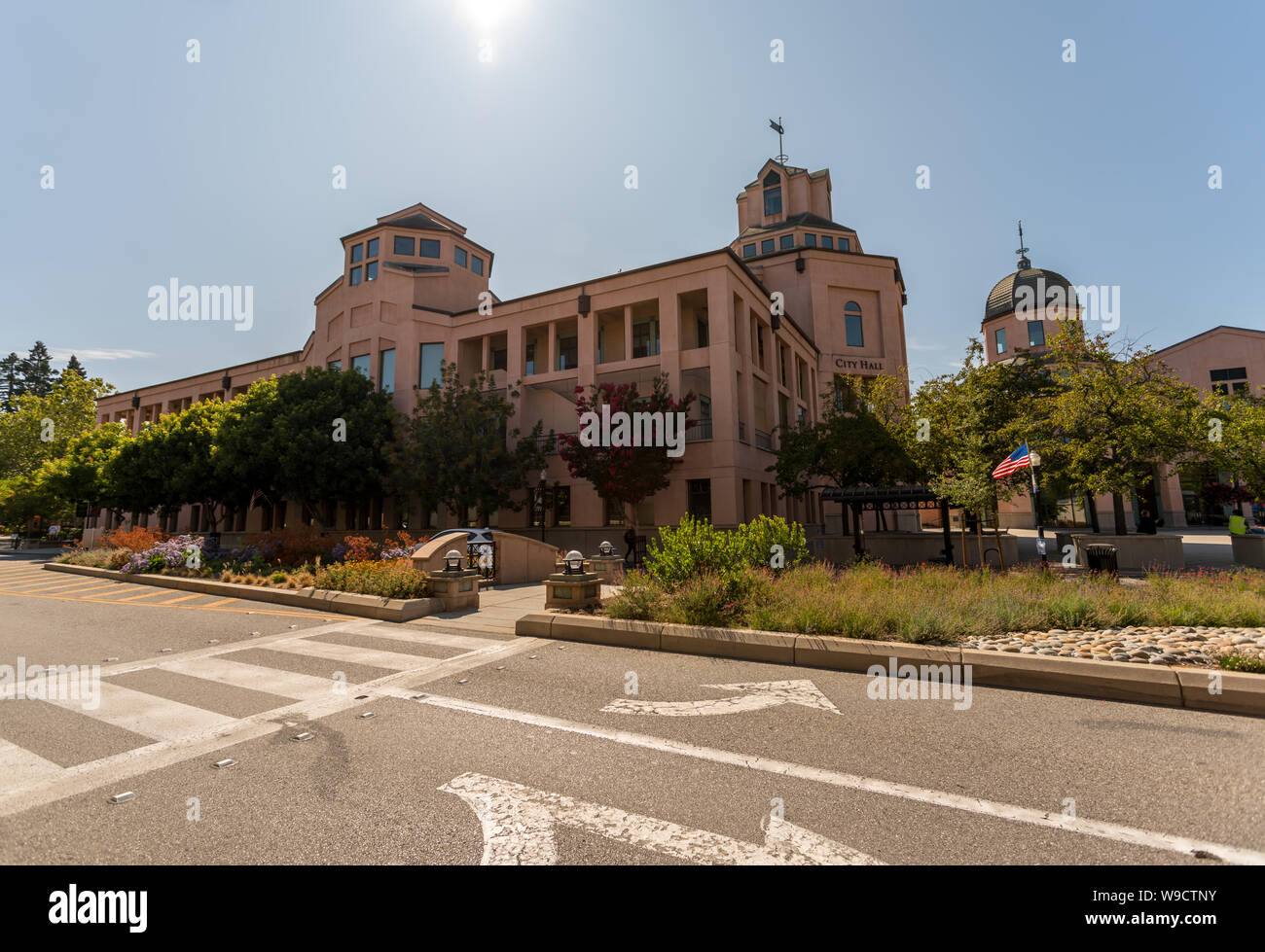 Vista della Gazzetta municipio edificio Foto Stock