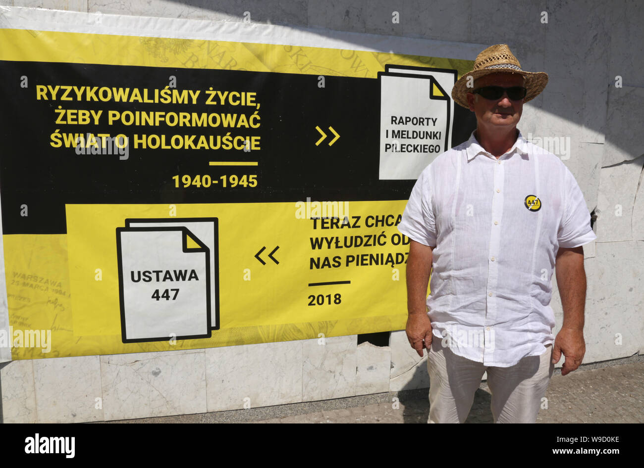 Cracovia. La Polonia. Raccolta attivista supporto contro la proposta di legge americana S.447. Foto Stock