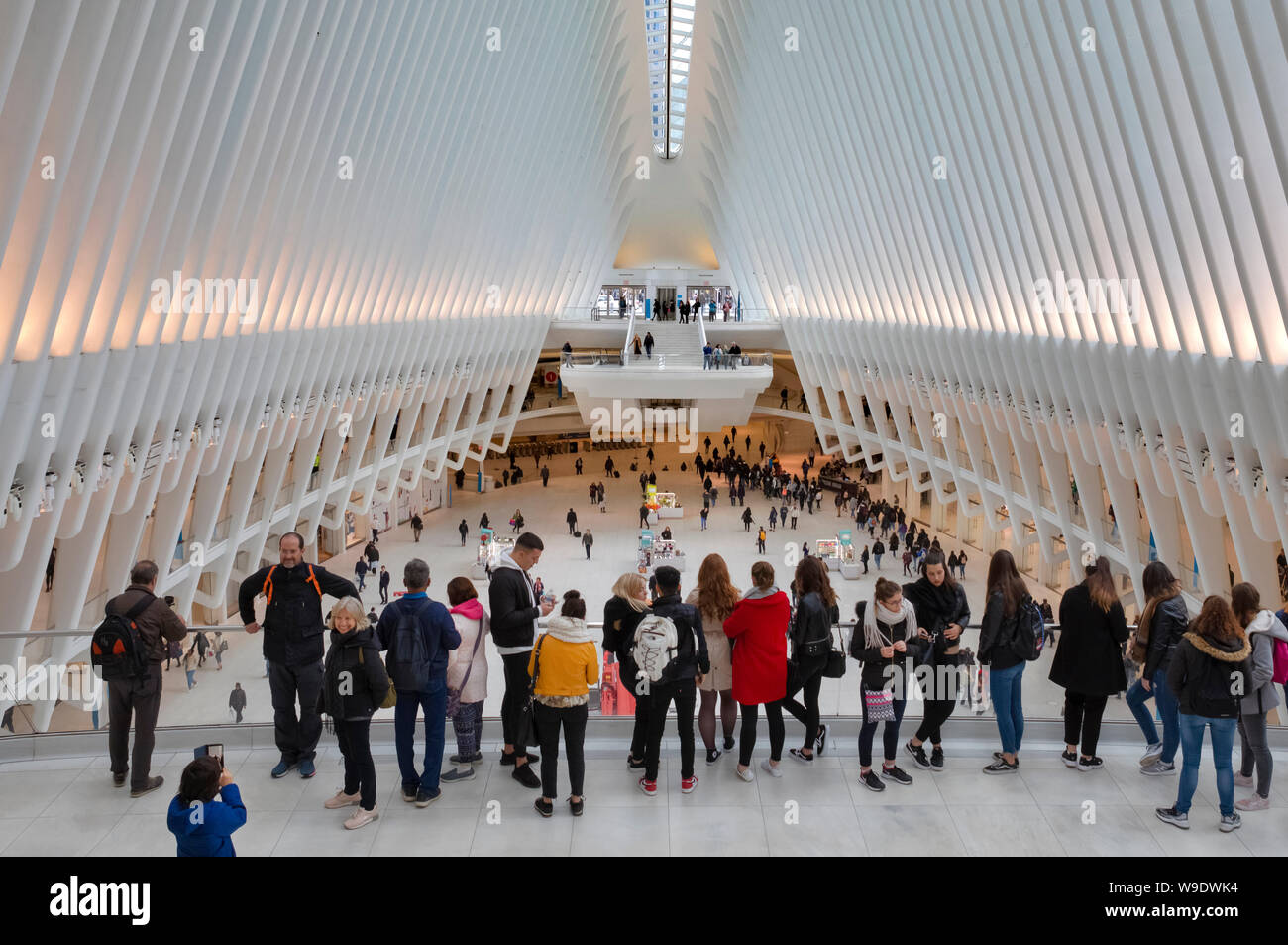 Stati Uniti d'America, New York City, Manhattan, Downtown, World Trade Center Station. Foto Stock