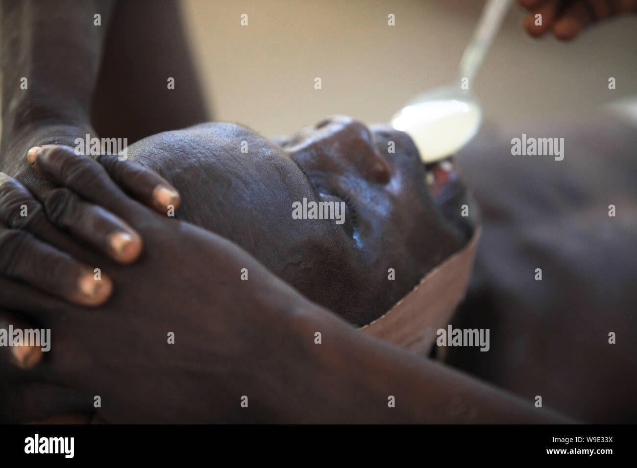 La Nigeria bomba blast vittime Foto Stock